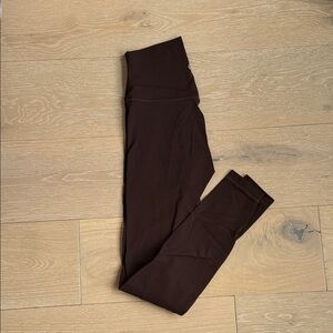 Lululemon align 28” espresso leggings